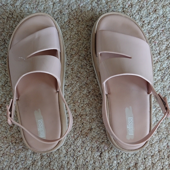 Melissa Soft Ad light pink Sandals size 8 - Picture 5 of 14